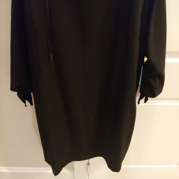CeCe Nordstroms Women's Black Shift Dress Plus Size 22W 3/4 Sleeve NWT - Picture 3 of 7